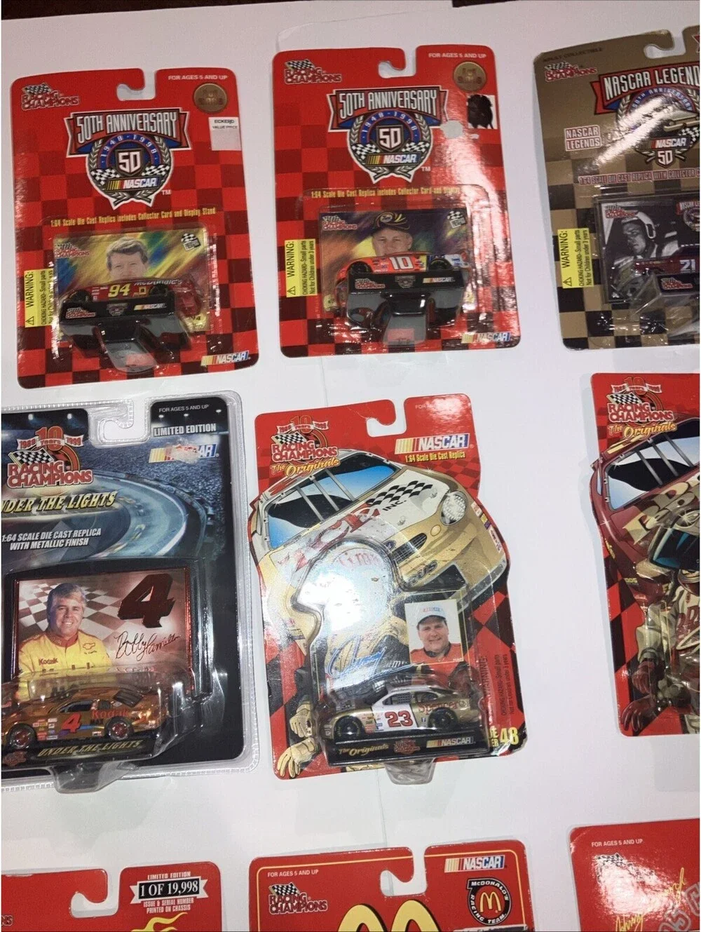 Lot of 14 VINTAGE MIX Racing Champions 